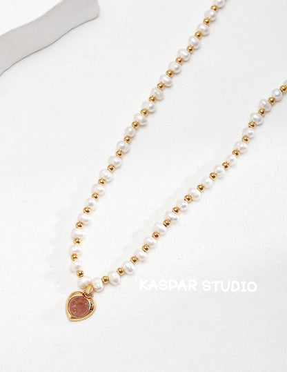 Demure Charm Pearl necklace