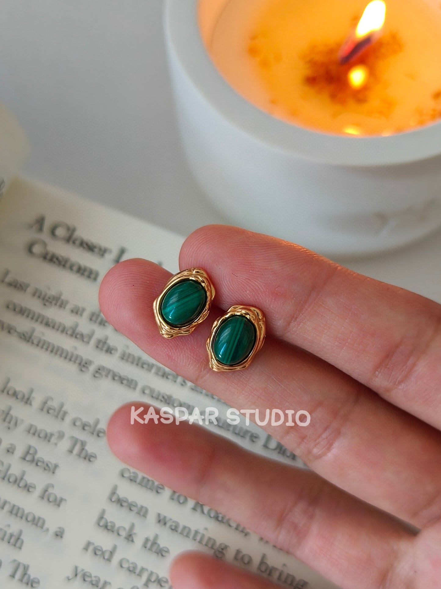 Vintage Round  earring