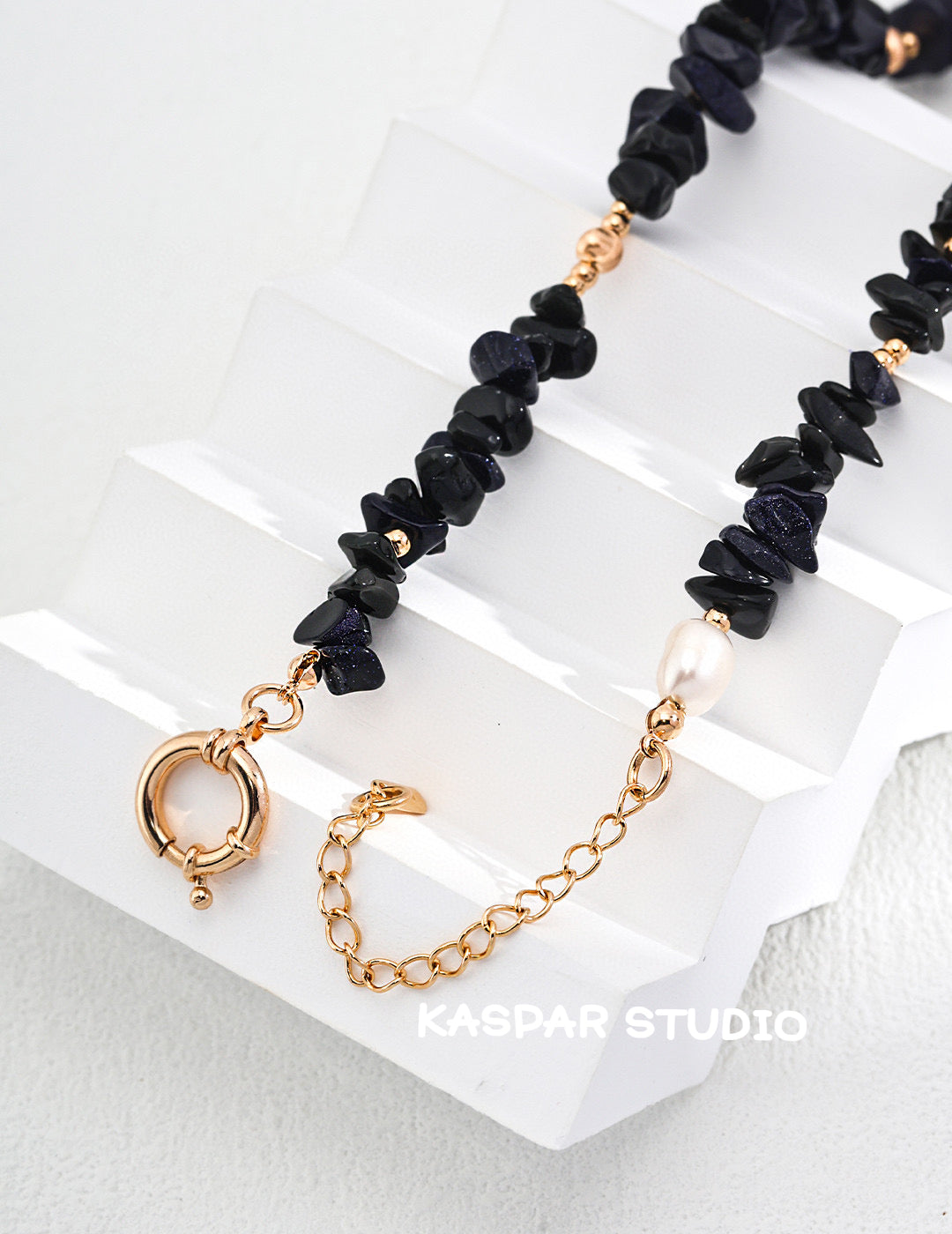 Irregular Black Necklace