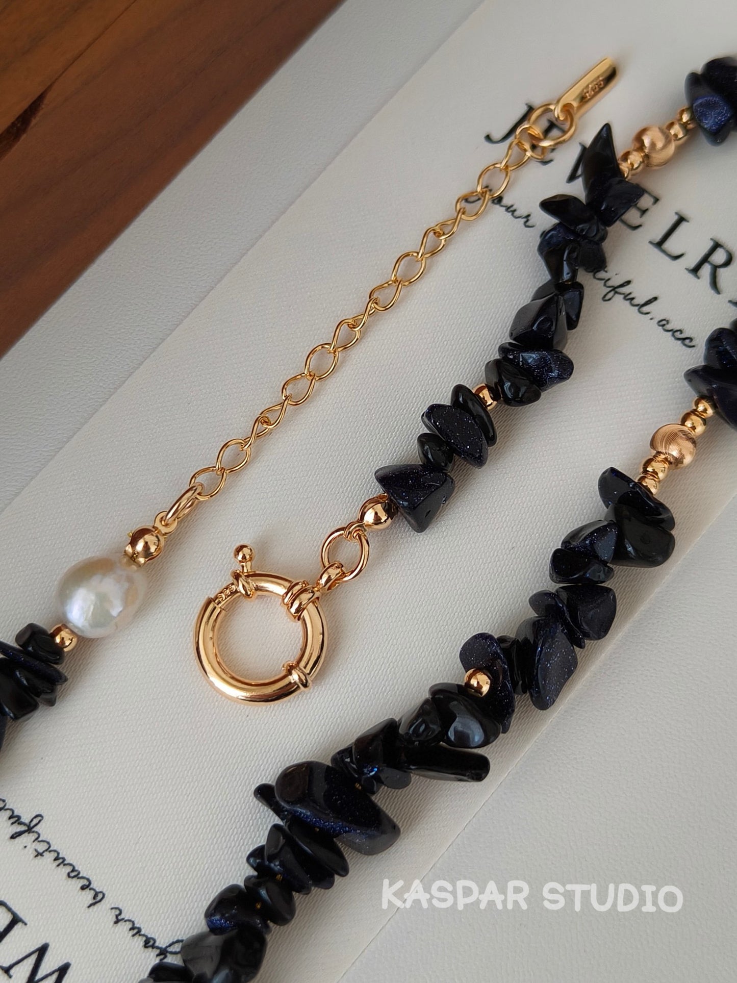 Irregular Black Necklace