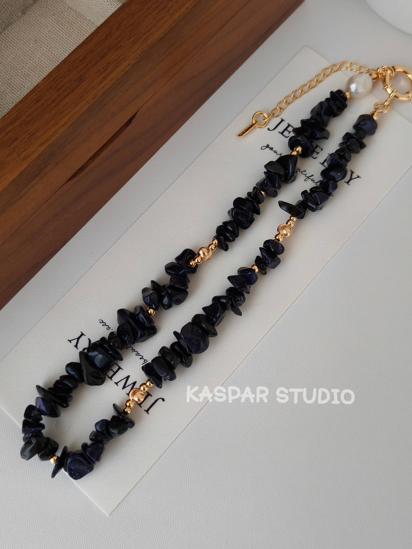 Irregular Black Necklace