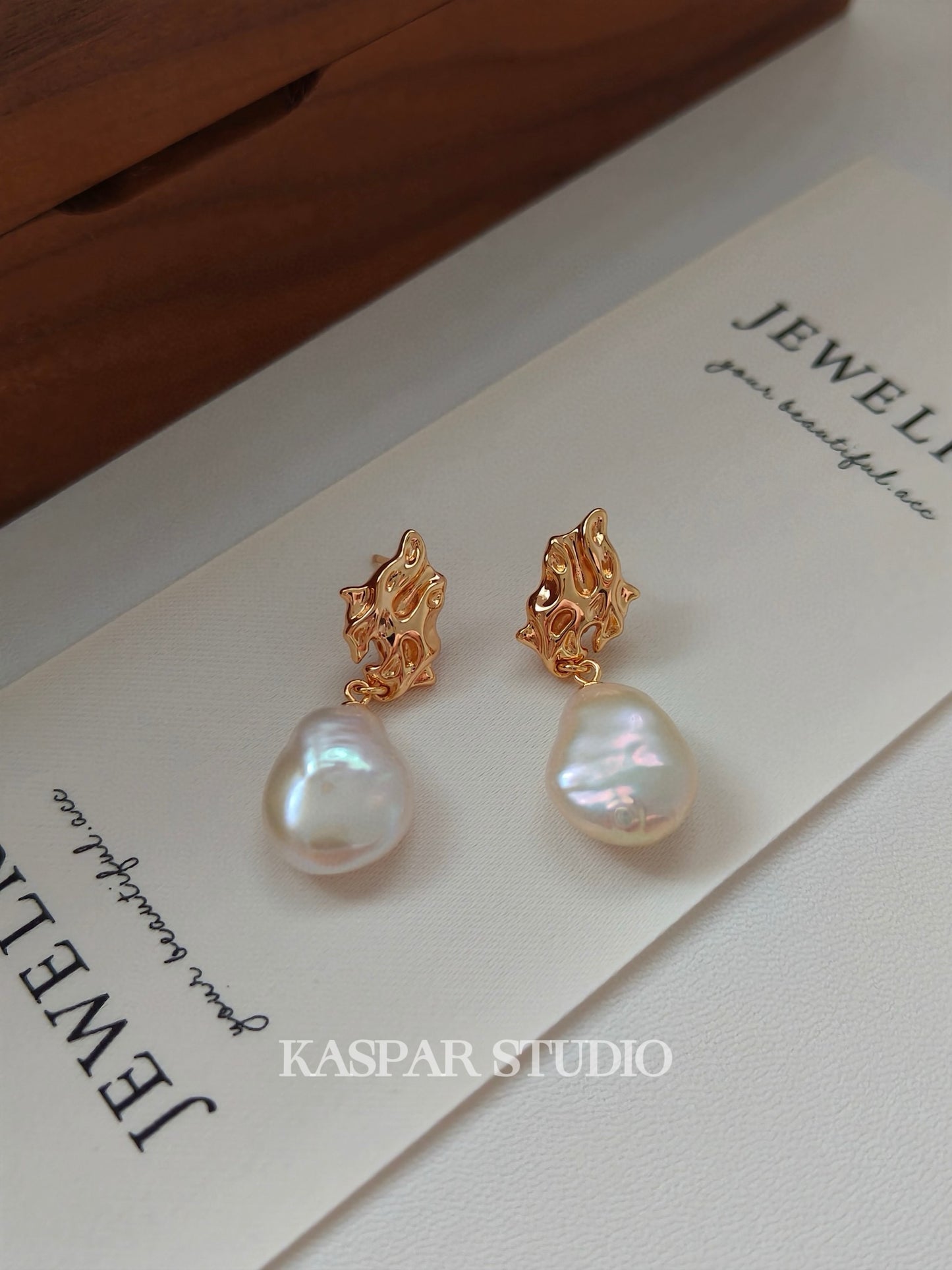 Silver  Pearl Drop Earring