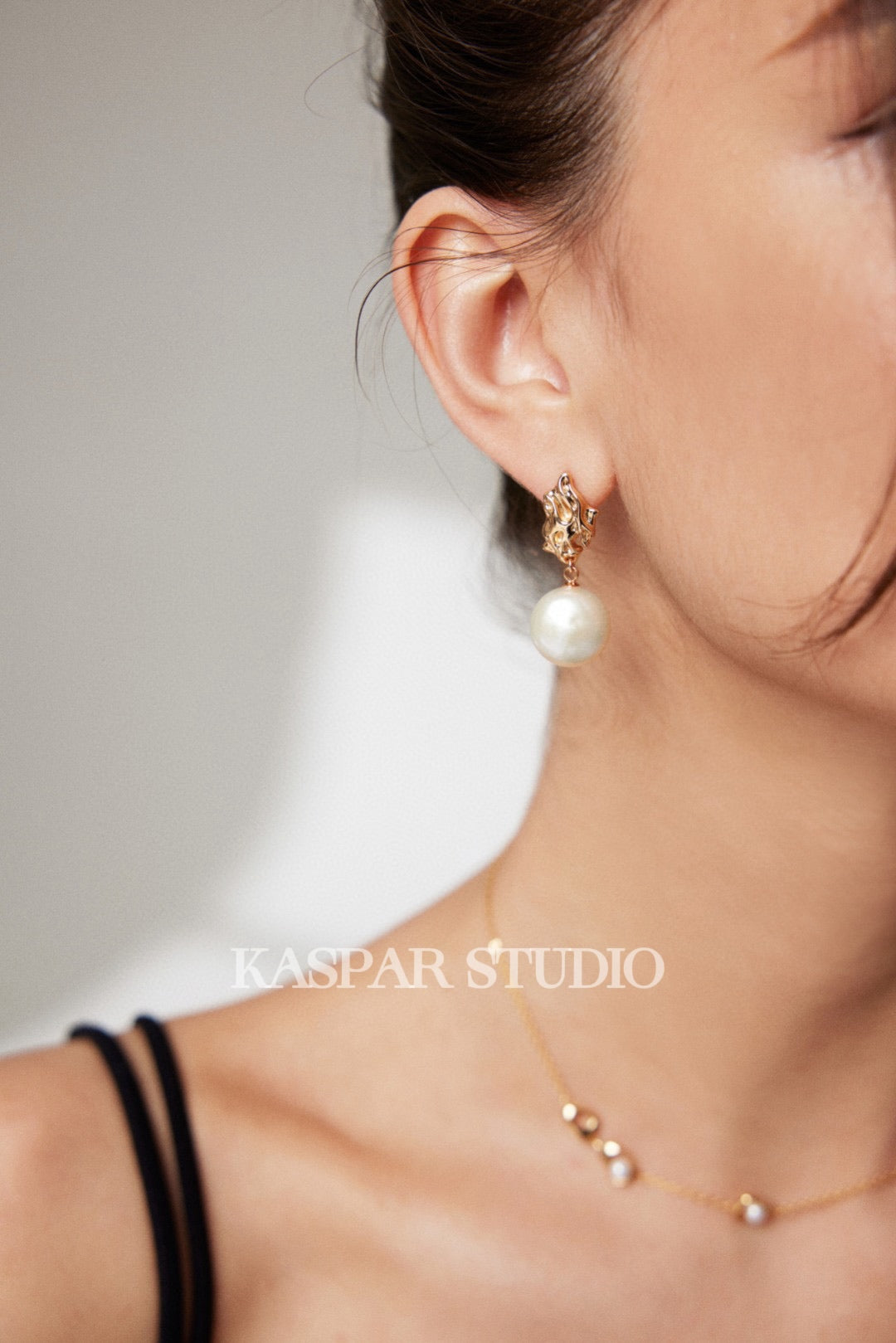 Silver  Pearl Drop Earring